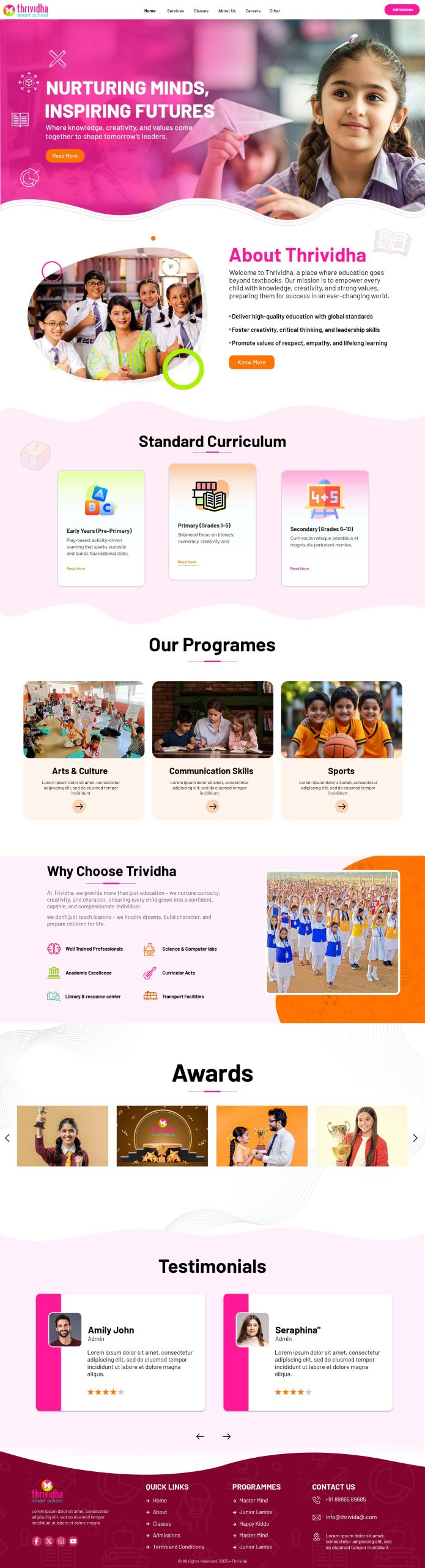 website development & Social Media marketing