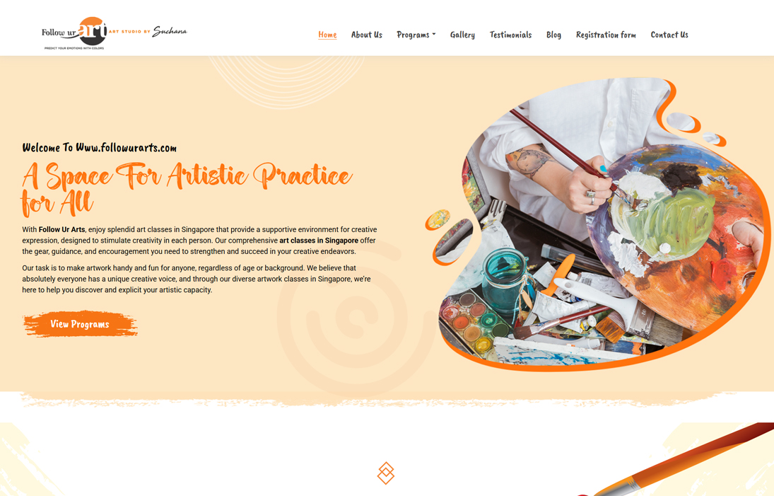 Website, SEO & SMM Project – Follow Ur ARts